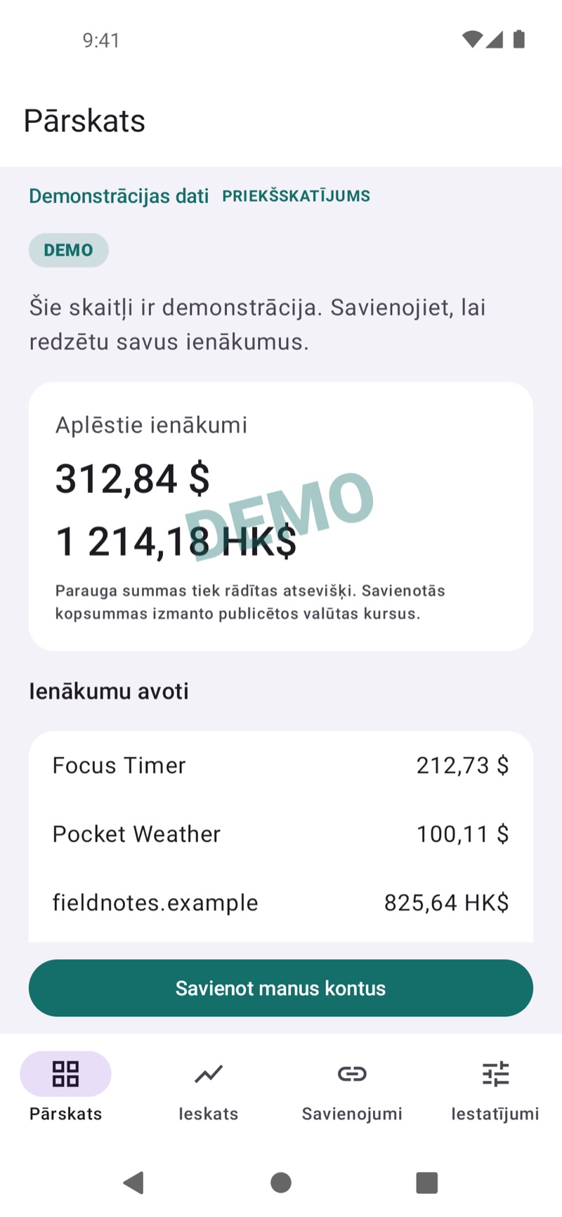 EarnHub ieņēmumu pārskats ar ienākumu piemēriem